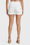 WR.UP® SNUG Jeans - High Waisted - Shorts - White 3