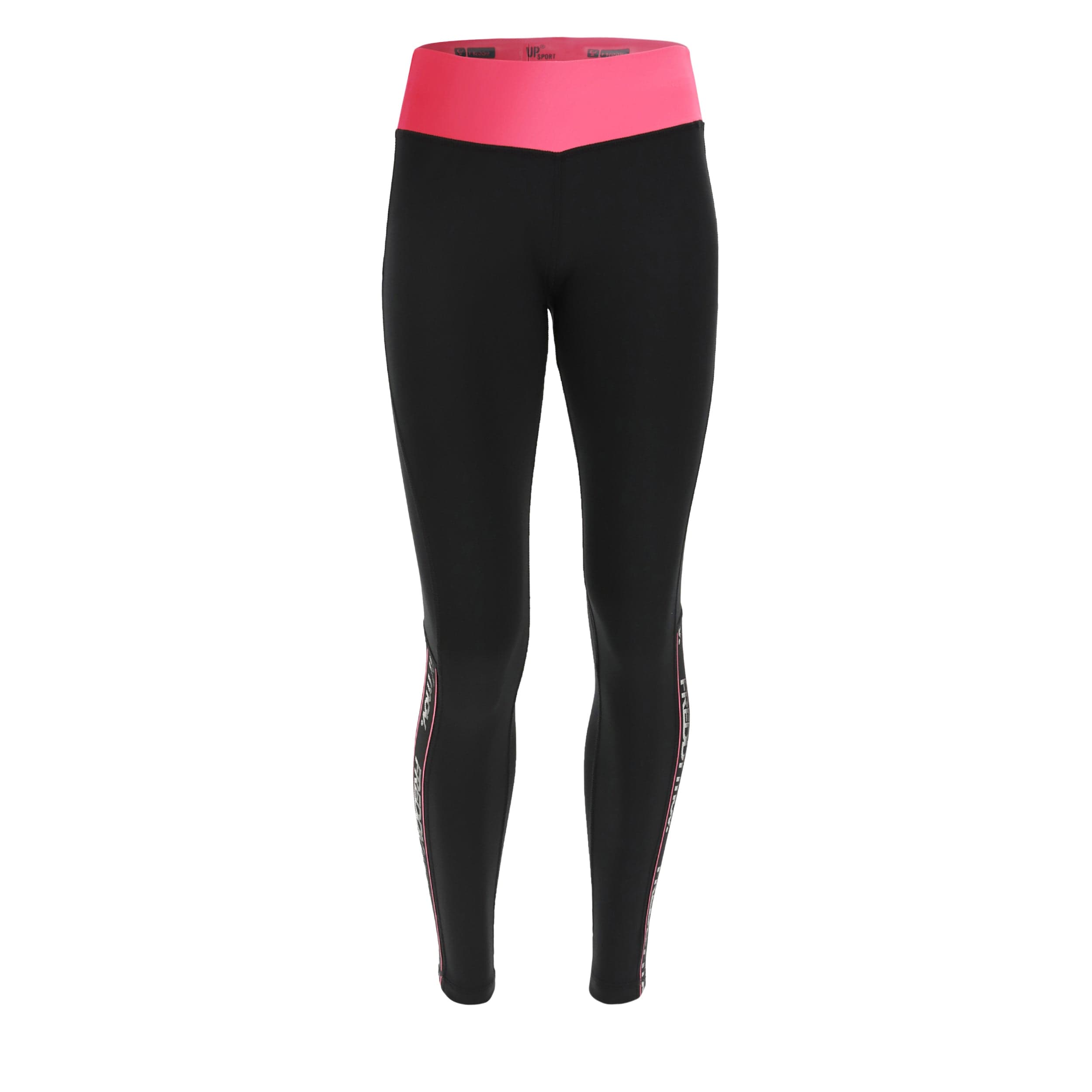 WR.UP® Sport FREDDY MOV - Mid Rise - 7/8 Length - Black + Pink 2