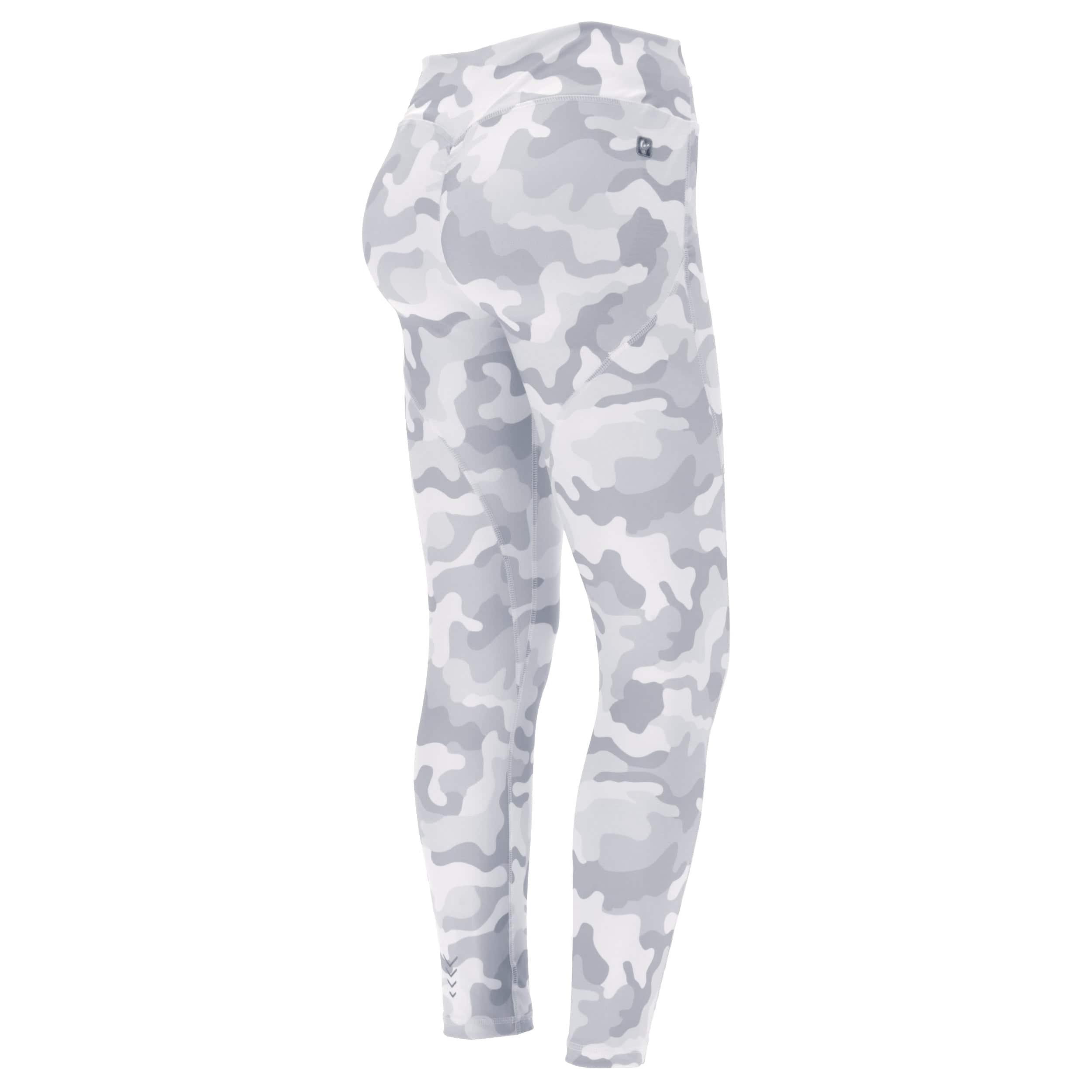 WR.UP® Sport Leggings - Mid Rise - 7/8 Length - White + Grey Camouflage 1