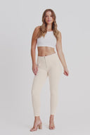 WRUP SNUG Jeans - High Waisted - 7/8 Length - Ivory